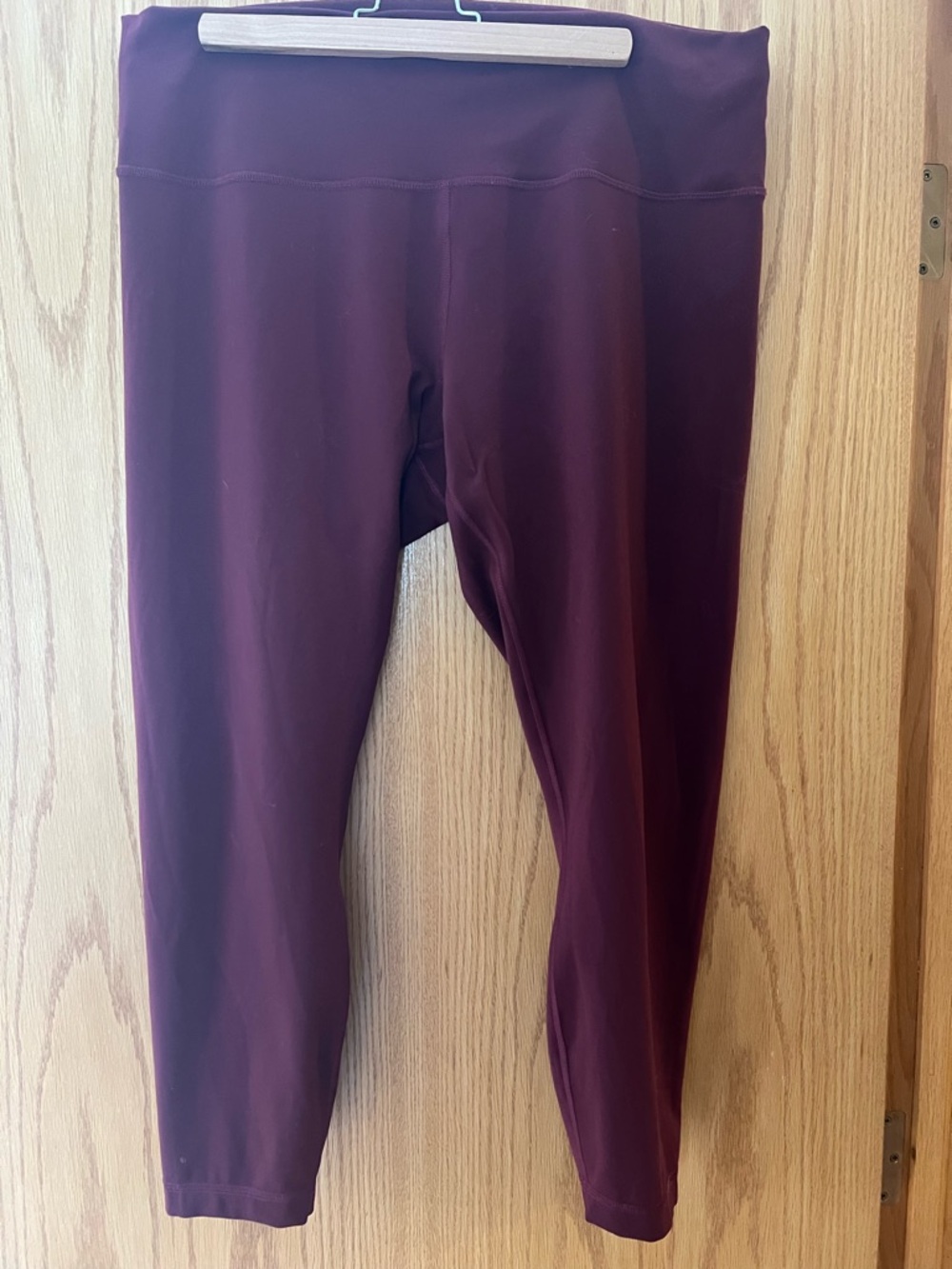 Lululemon Wunder Train High-Rise 25” (Size 18) - Burgundy Bay